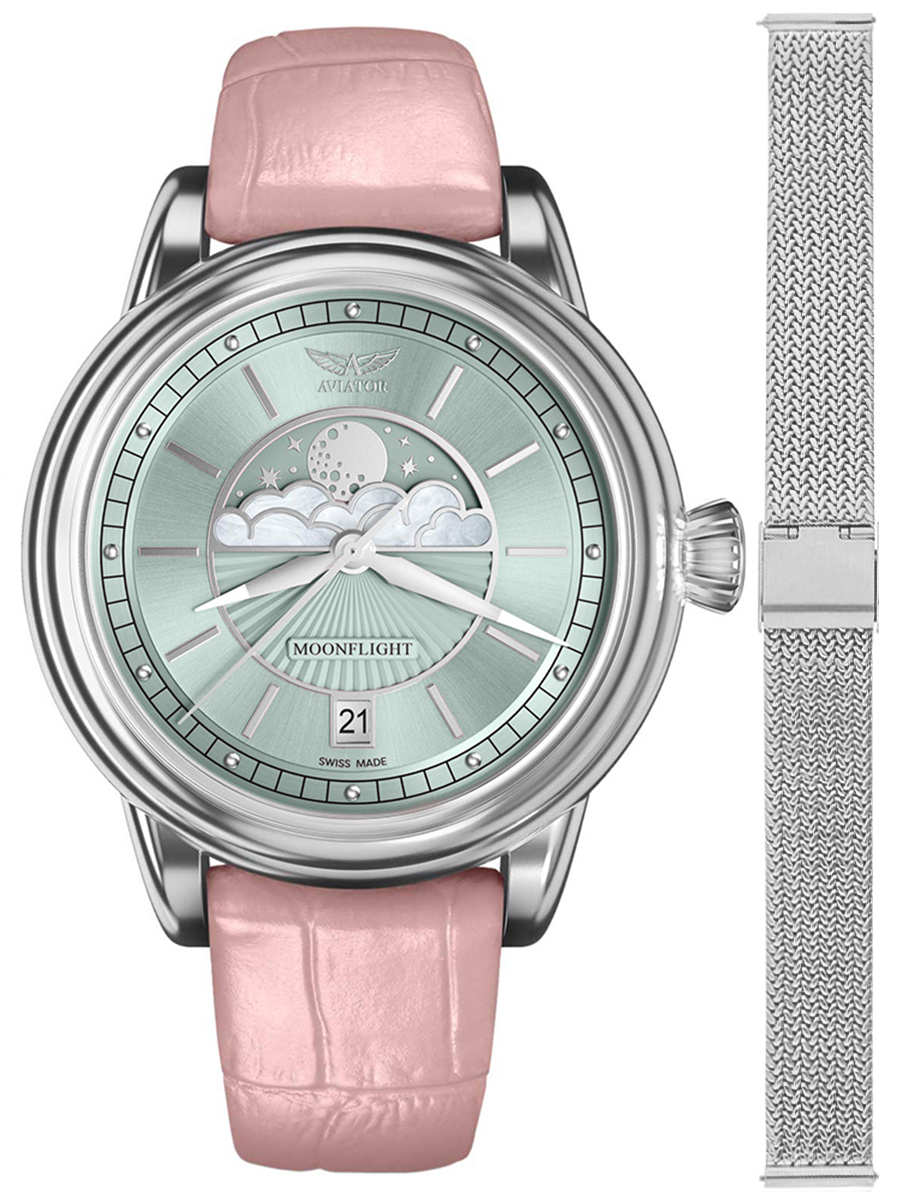 Zegarek Aviator V.1.33.0.261.4.PM-SET DOUGLAS MOONFLIGHT