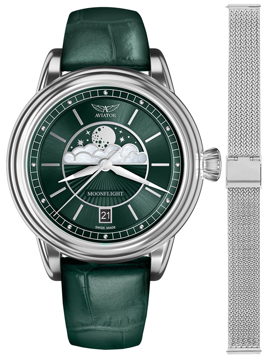 Zegarek Aviator V.1.33.0.262.4-SET DOUGLAS MOONFLIGHT