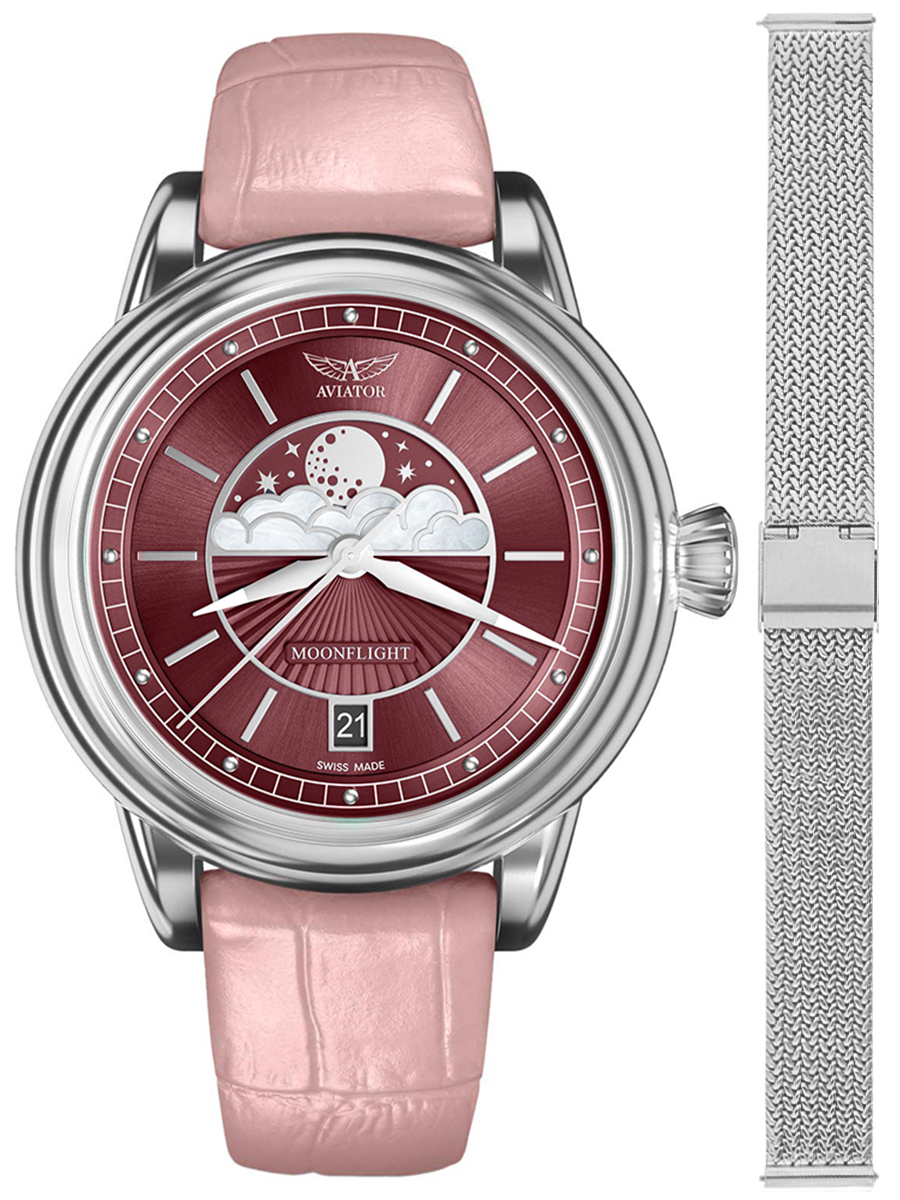 Zegarek Aviator V.1.33.0.264.4.PM-SET DOUGLAS MOONFLIGHT