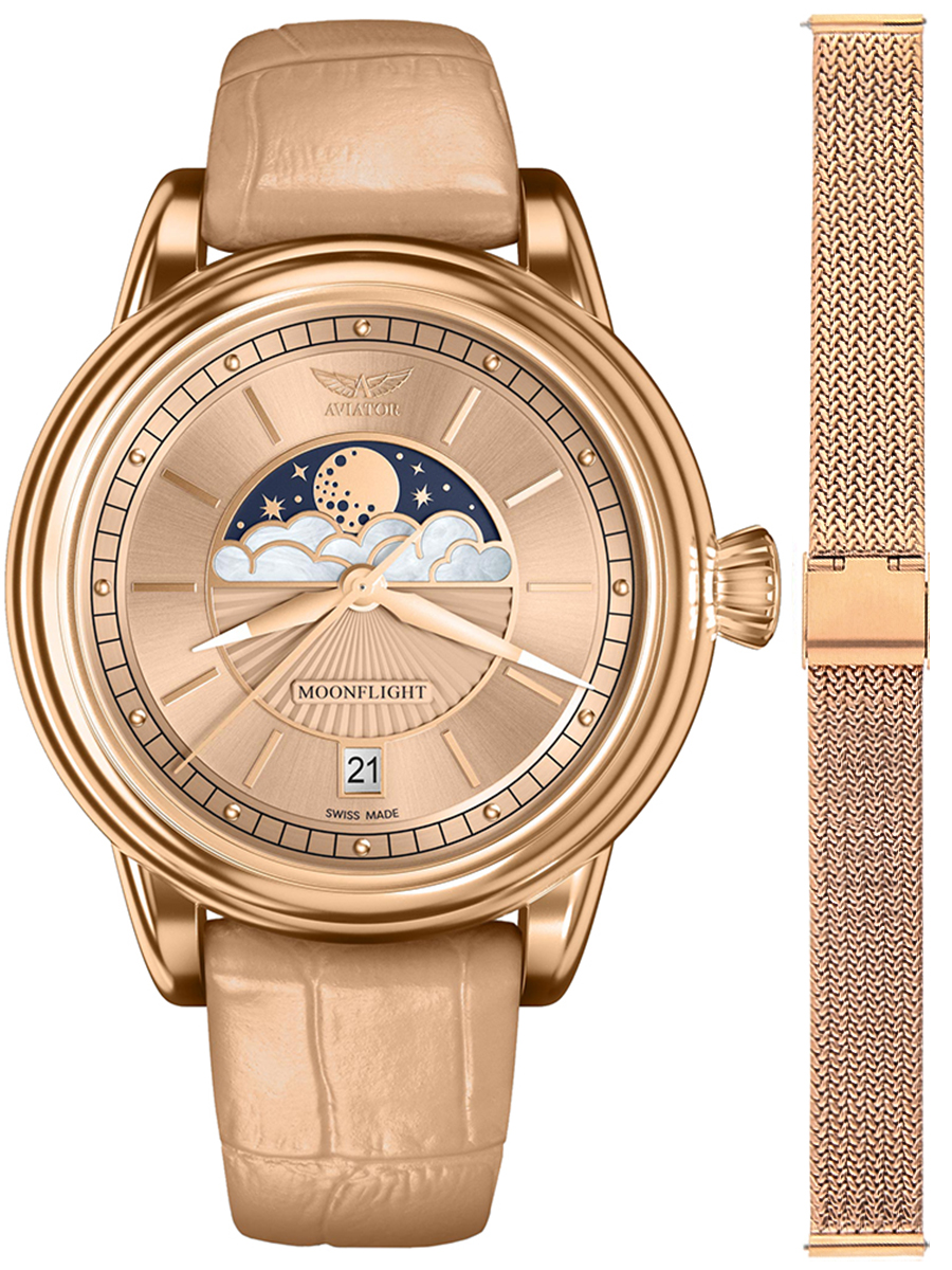 Zegarek Aviator V.1.33.2.260.4-SET DOUGLAS MOONFLIGHT