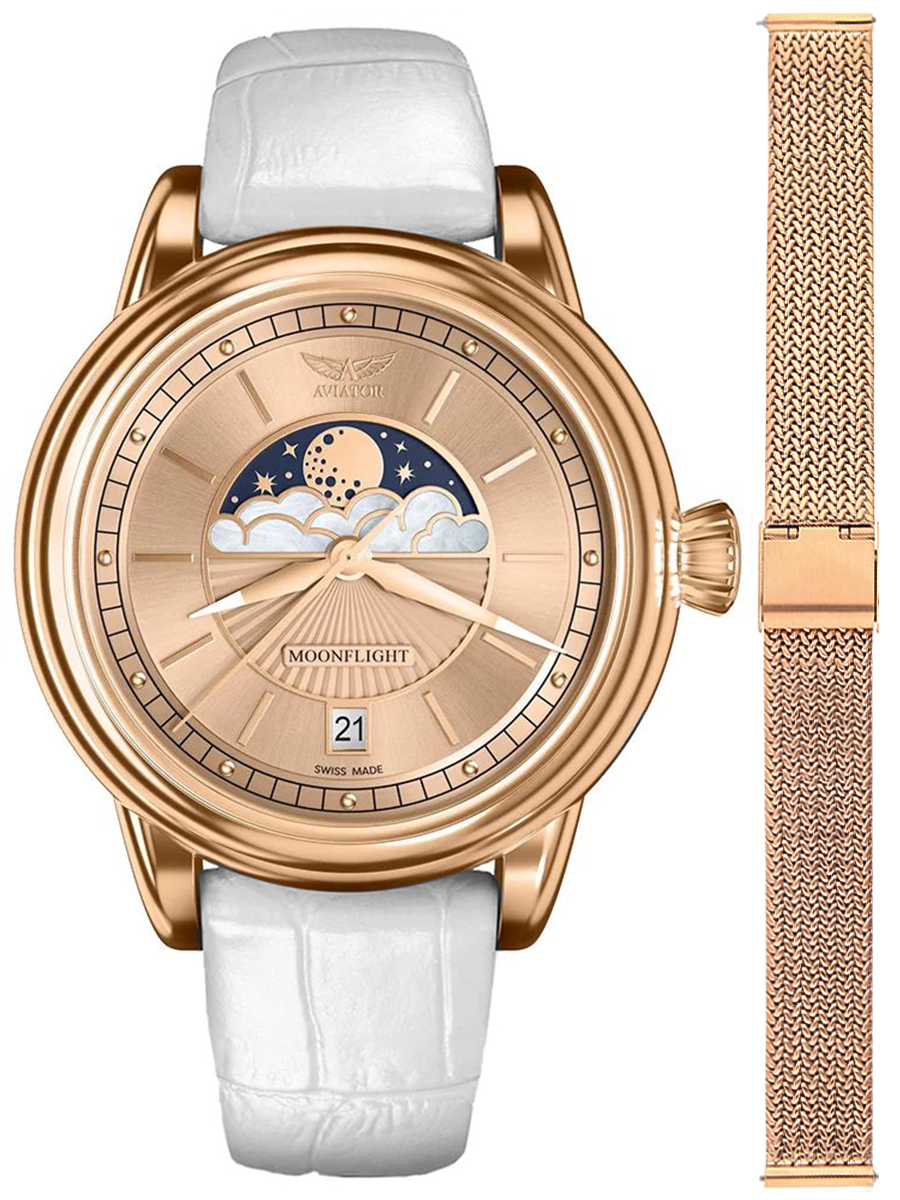Zegarek Aviator V.1.33.2.260.4WM-SET DOUGLAS MOONFLIGHT