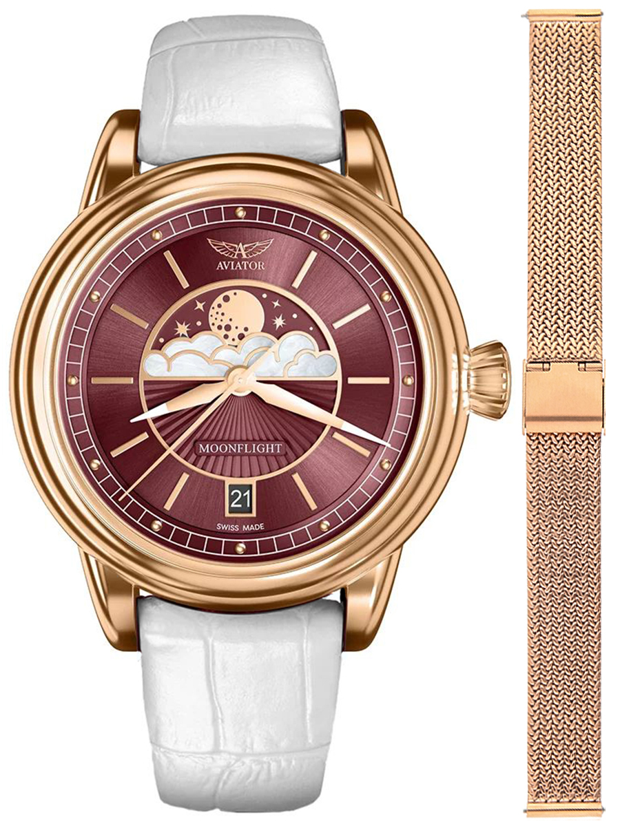 Zegarek Aviator V.1.33.2.265.4WM-SET DOUGLAS MOONFLIGHT