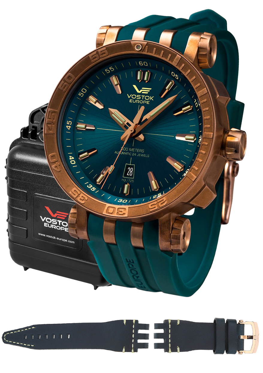 Zegarek Vostok Europe NH35A-575O286S Energia Rocket Bronze