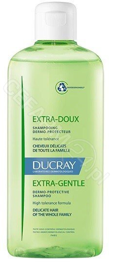 Ducray extra doux - szampon dermatologiczny do częstego stosowania 400 ml (nowa formuła)