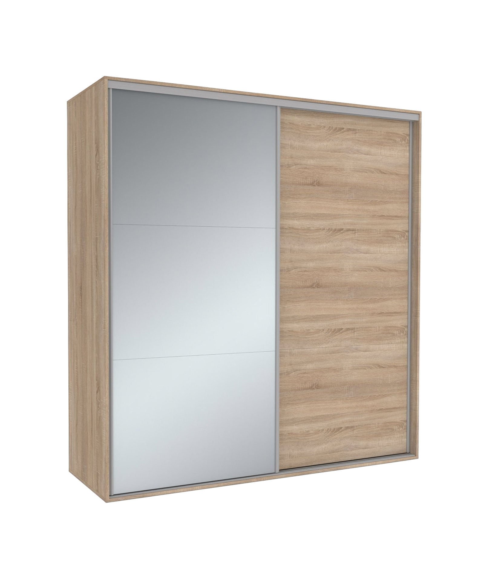 Szafa Tivoli 200X210 S/3Ds/3L Dąb Sonoma / Lustro