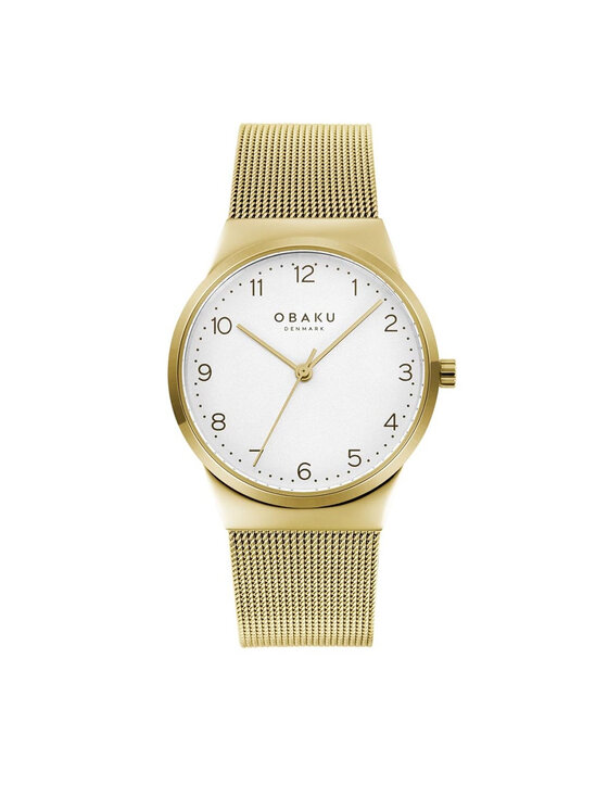 Obaku Denmark Zegarek Denmark V255LXGIMG LAND - GOLD -