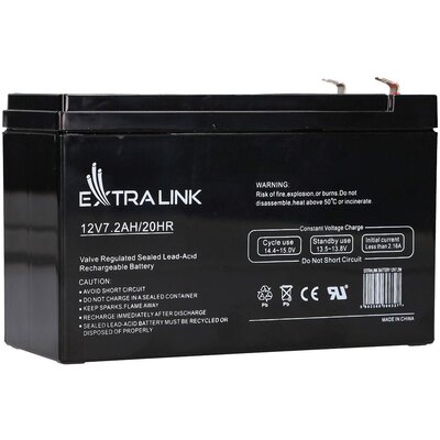 Extralink EXTRALINK BEZOBSŁUGOWY AKUMULATOR AGM 12V 7,2AH EX.6327