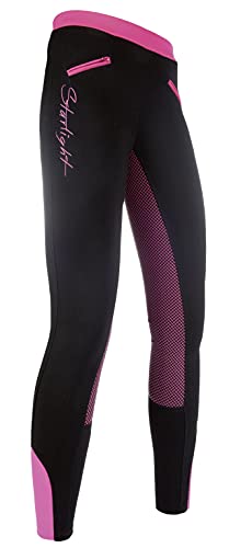 HKM 11058 Legginsy jeździeckie Starlight, silikonowe obszycie, damskie 32-48, dziewczęce 98-176