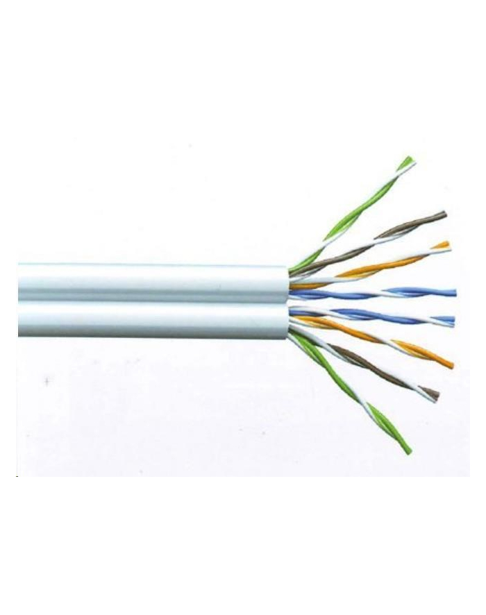 Planet Utp Twin Kabel Planetelite, Cat5E, Drát, Pvc, Dca, 305M KABDUTP5EDPGRXE KAB-DUTP5E-D-P-GR-XE