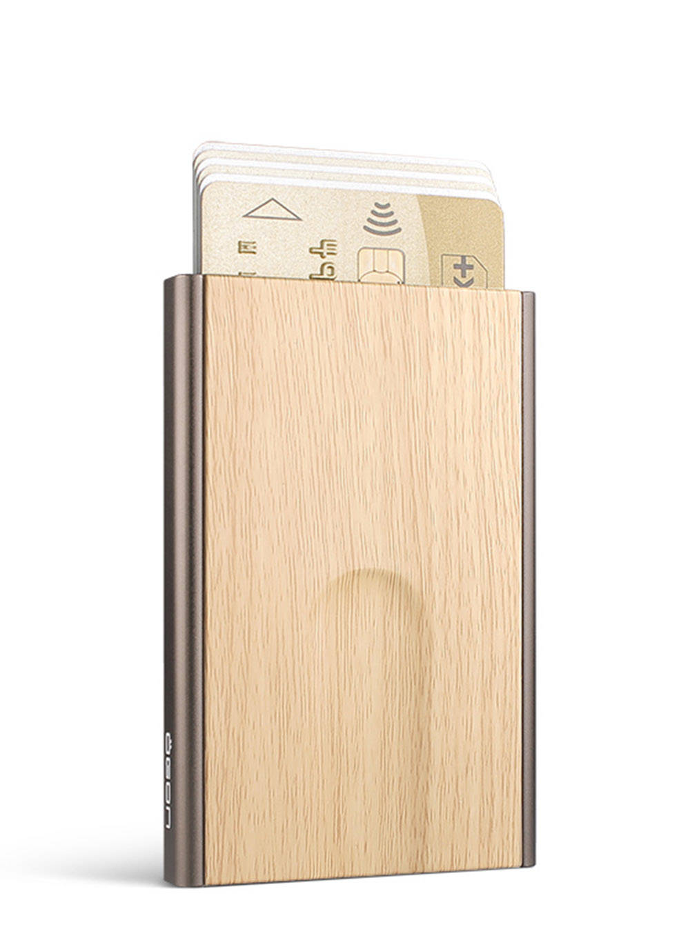 Etui na karty RFID Ogon Designs Slider - bamboo