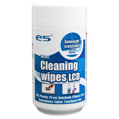E5 NGS & Monray ciereczki czyszczce do LCD 100szt. RE00457 (RE00457 E5)