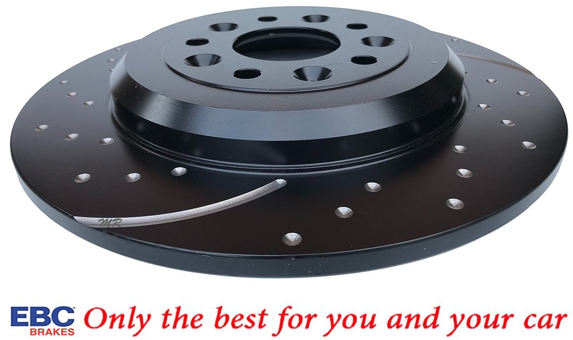 Tylna NAWIERCANA NACINANA tarcza hamulcowa EBC seria GD Ford Explorer 2011-2019