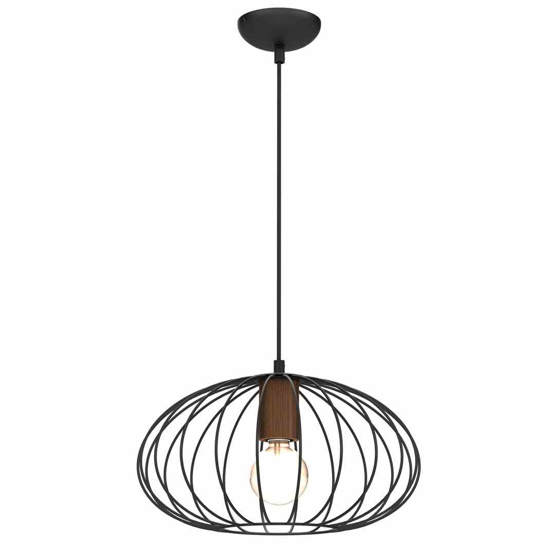 Lampa wisząca meridiano druciana czarna MLP7959 Milagro