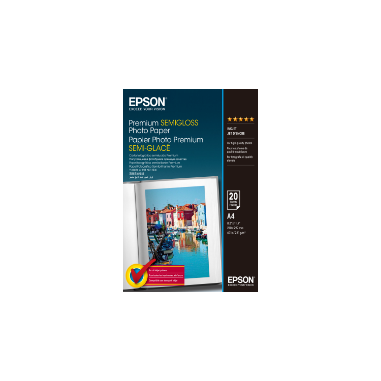 Papier EPSON Premium Semi-Gloss Photo A4