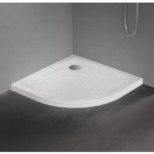 New Trendy B-0580 Brodzik MILD STONE akrylowy p$218łokrągy R55 90x90x4,5 czarny