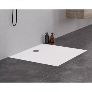New Trendy B-0486 Brodzik NEX konglomeratowy kwadratowy 100x100x3,5 be$220 struktura