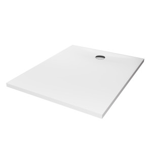 New Trendy B-0489 Brodzik NEX konglomeratowy prostokątny 100x90x3,5 be$2702 struktura