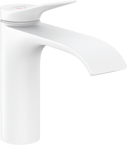 Hansgrohe 75023700 Vivenis Jednouchwytowa bateria umywalkowa 110 CoolStart z kompletem odp$257ywowym bia$258y matowy