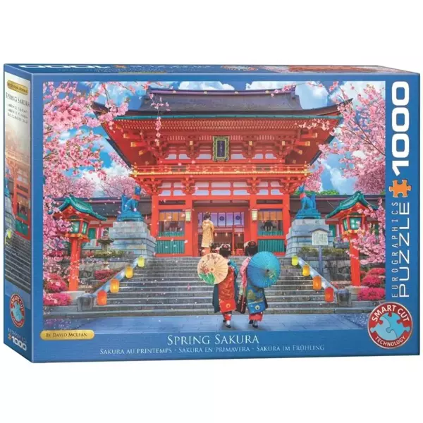 Eurographics Puzzle 1000 Japonia, Wiosna w Sakura -