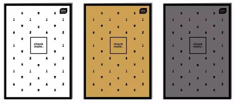 Inter-druk Zeszyt A4/60K kratka Soft touch chess (5szt) -