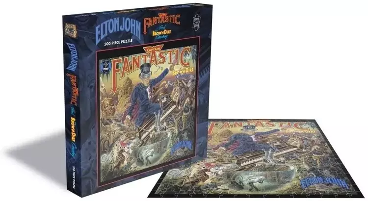 John marka niezdefiniowana Puzzle 500 Elton Captain Fantastic - Rock Saws