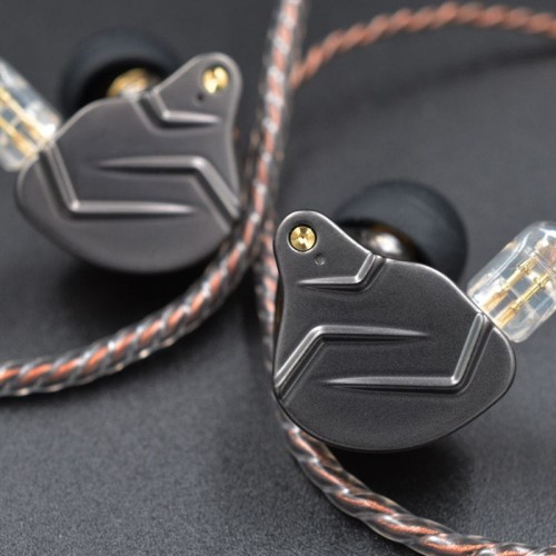 KZ ZSN Pro X Iron Ring Headphone Wired Metal Earphones Upgrade In-Ear High Sound Quality with Microphone Universal Game