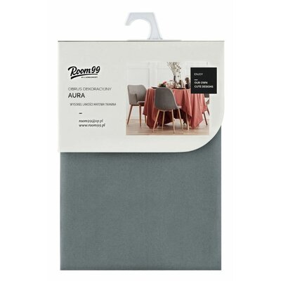 Obrus na stół LUKRECJA 130 x 180 cm ciemnoszary