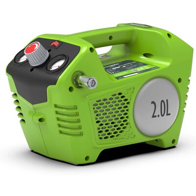 GREENWORKS Bezprzewodowa sprężarka GD24AC bez baterii 24 V, 4100302 Tools