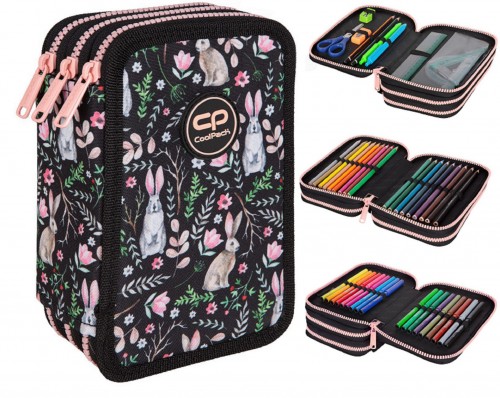 Piórnik z wyposażeniem Coolpack Jumper 3 Króliki