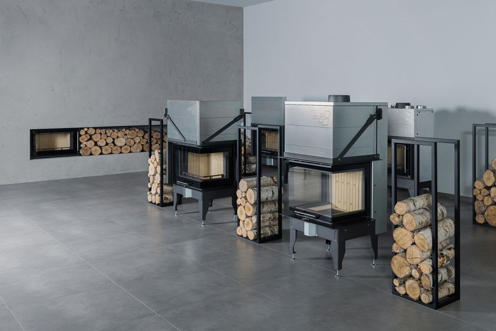 Wkład kominkowy UNIFLAM 660 DURO prawa boczna szyba ref. 837-008