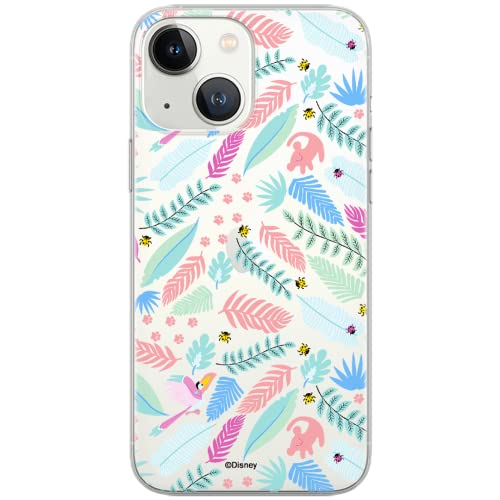 ERT GROUP etui na telefon Apple Iphone 13, case oryginalny i oficjalnie licencjonowany przez Disney, wzór Król Lew 001, optymalnie dopasowane, plecki z TPU cześciowo przeźroczyste