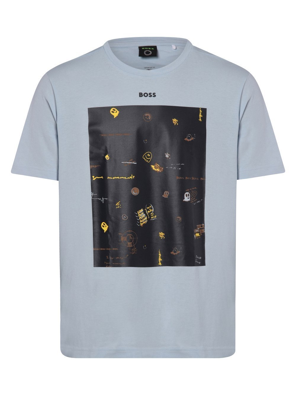 BOSS Green - T-shirty męskie pakowane po 2 szt., niebieski
