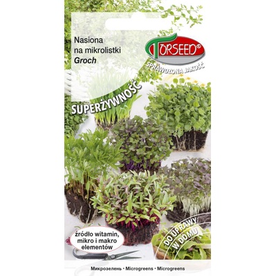 TORSEED NASIONA NA MIKROLISTKI GROCH CUKROWY 10 G