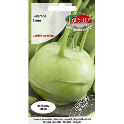 TORSEED nasiona KALAREPA WCZESNA BIAŁA LUNA 1 G