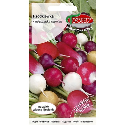 TORSEED nasiona RZODKIEWKA MIESZANKA ODMIAN 10 G