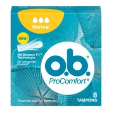 (DE) O.B. Original, Normal, Tampony higieniczne, 8 sztuk (PRODUKT Z NIEMIEC)