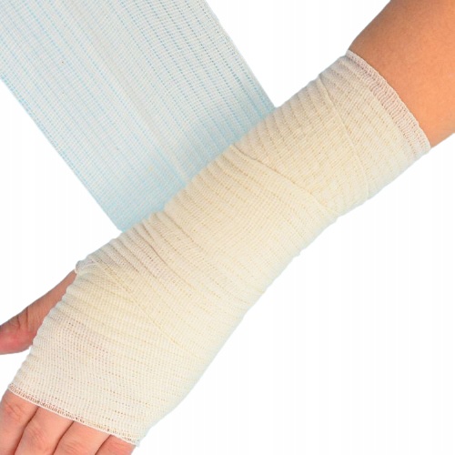 Bandaż elastyczny opaska z zapinką 10cm x 4m