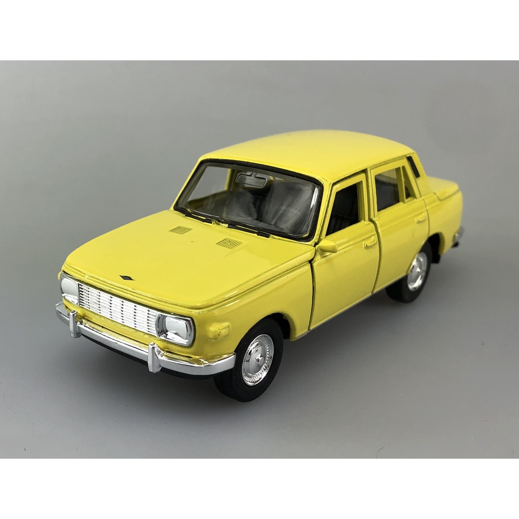 WELLY WARTBURG 353 ŻÓŁTY 1:34 LEGENDY PRL NOWY METALOWY MODEL SAMOCHÓD