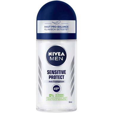 (DE) Nivea Men, Antyperspirant, skóra wrażliwa, ochrona 48h, 50 ml (PRODUKT Z NIEMIEC)