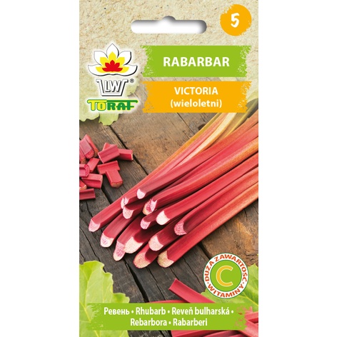 Rabarbar Victoria nasiona warzyw 0,5g TORAF