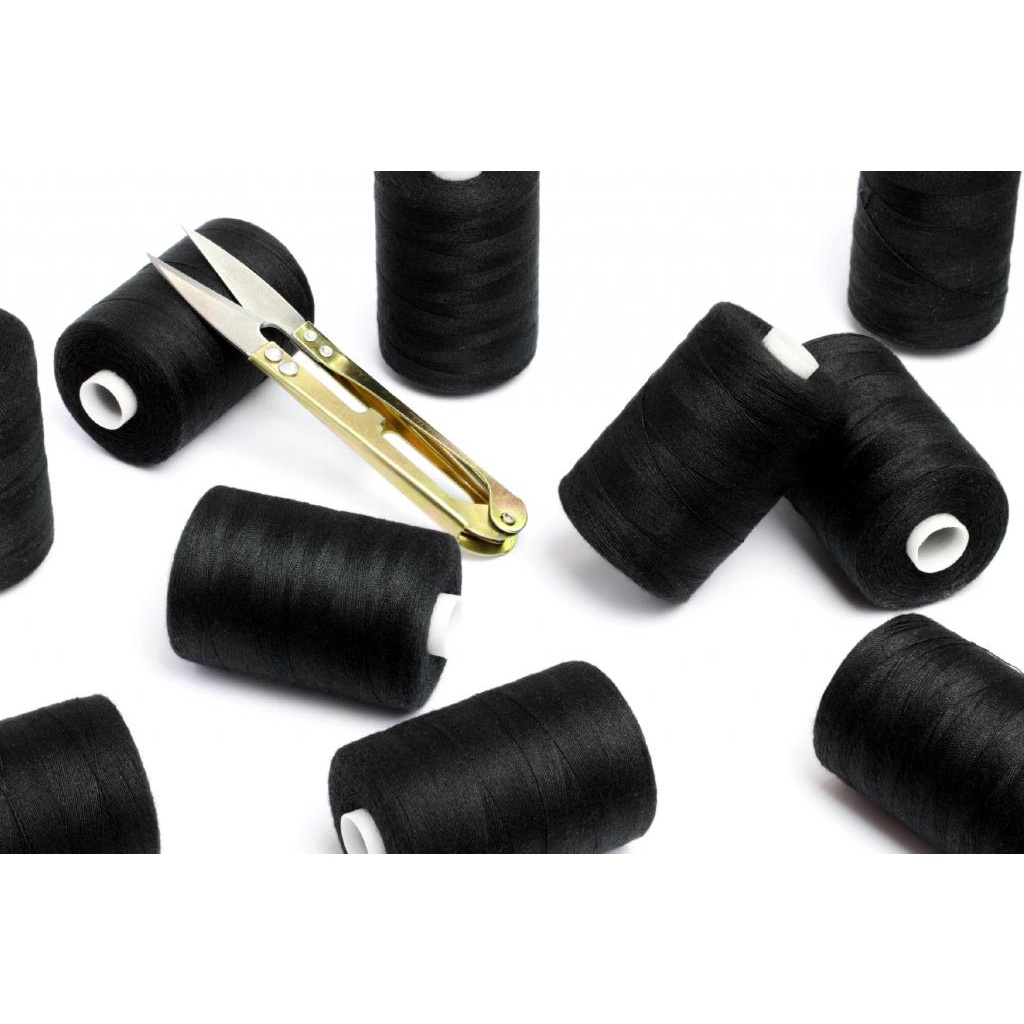 Nici szwalnicze czarne 10 szpulek po 1000 metrów!