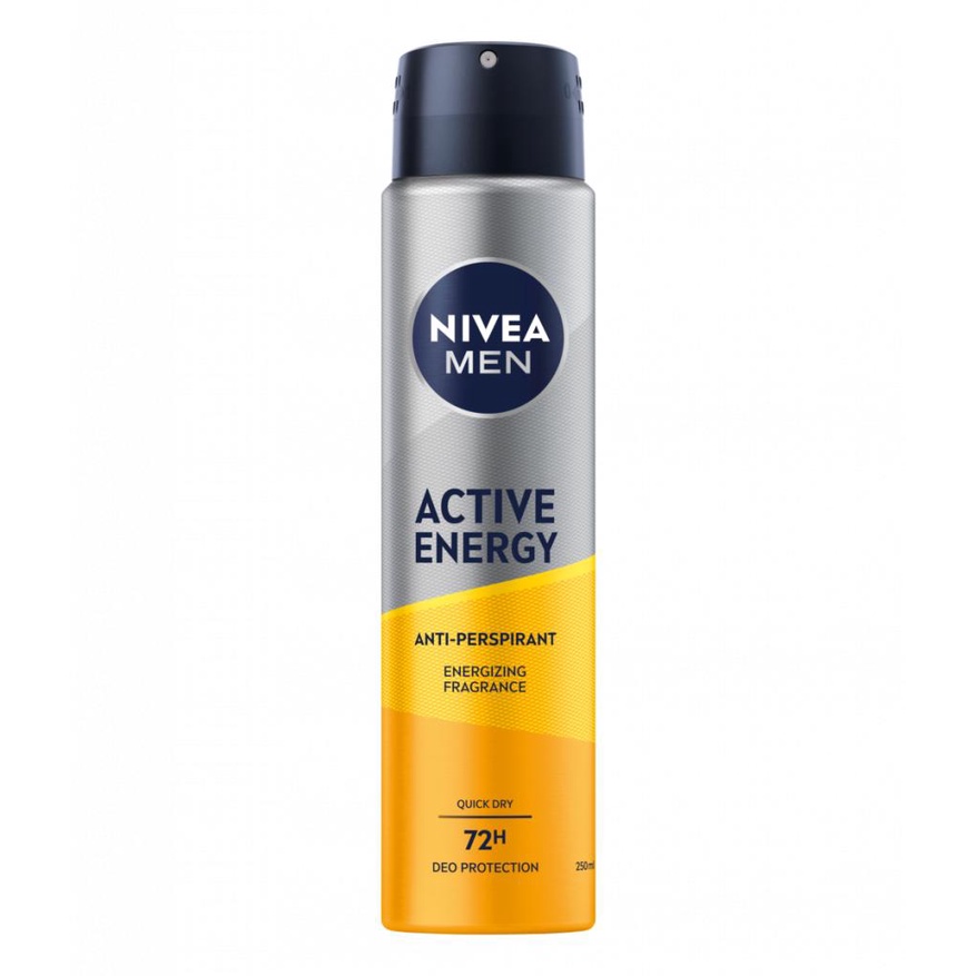 NIVEA MĘSKI ANTYPERSPIRANT NIVEA MEN ACTIVE ENERGY SPRAY 250 ml