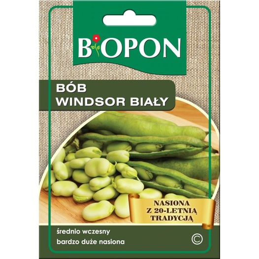 BIOPON Bób Windsor biały - nasiona 402135