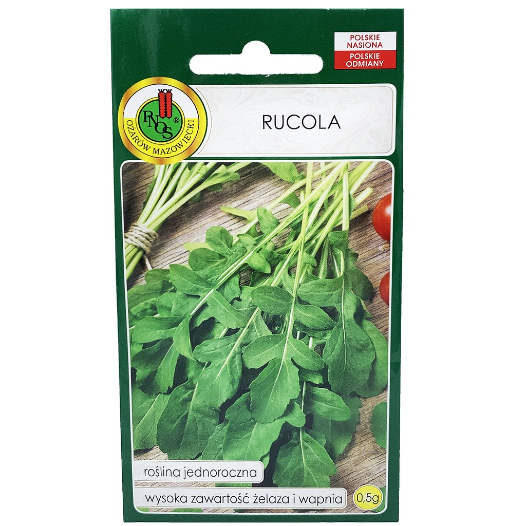 RUCOLA ERUCA SATIVA RUKOLA bogata w witaminy 0,5G NASIONA