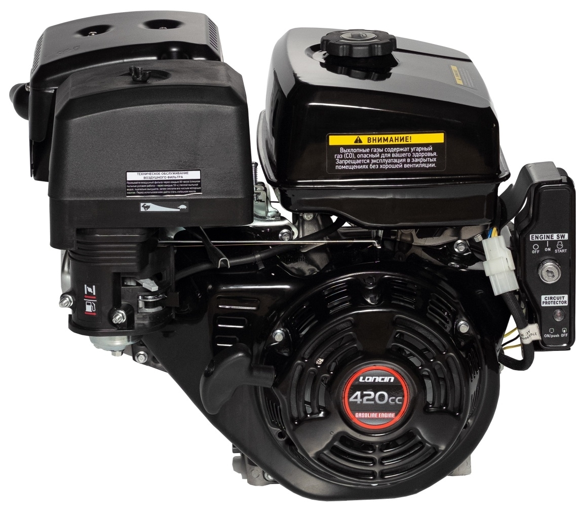 SILNIK LONCIN G420FD-A Z ROZRUSZNIKIEM SPALINOWY BENZYNOWY