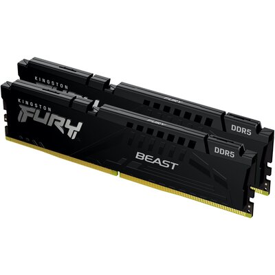 Kingston Fury Beast Black 64GB 2x32GB 5600MHz DDR5 CL40 KF556C40BBK2-64
