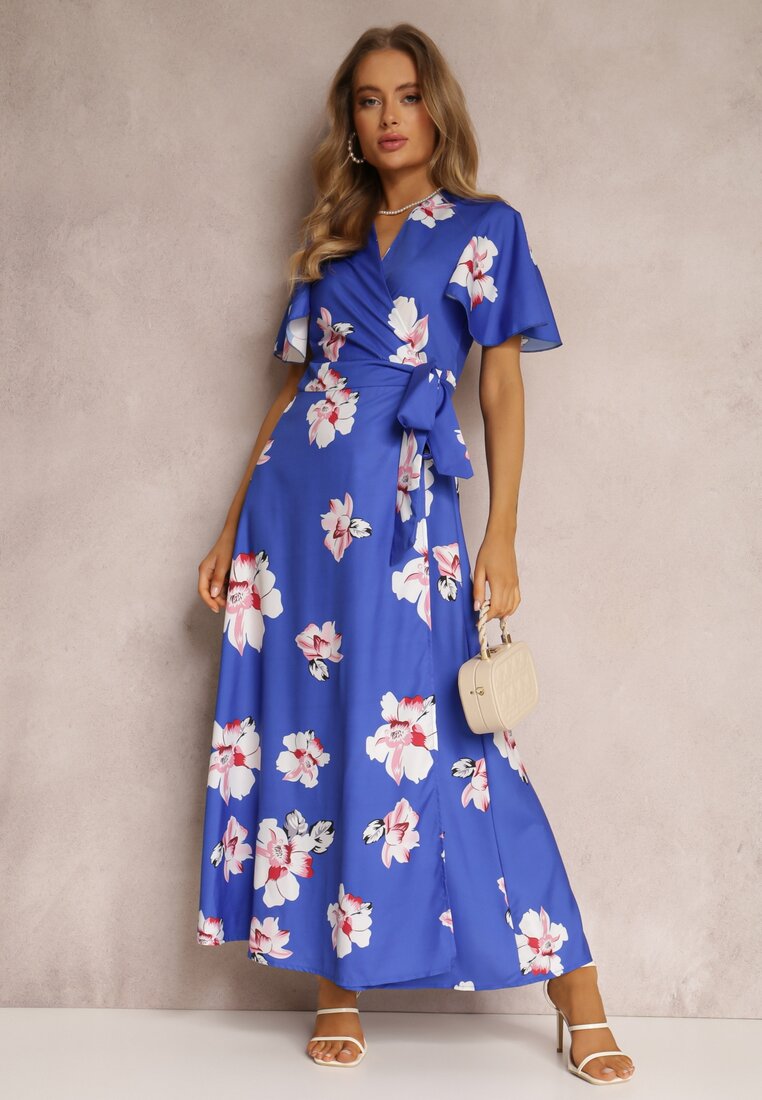 Granatowa Sukienka Phaetheithe