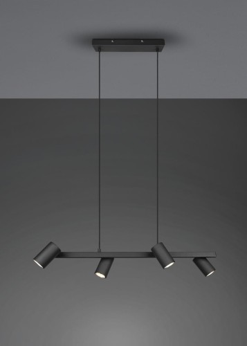 Marley lampa wisząca 4-punktowa czarna 302400432