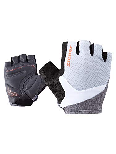 Ziener damskie rękawiczki rowerowe Cendal Bike Glove do jazdy na rowerze górskim, rowerowym, z krótkimi palcami, oddychające, amortyzujące