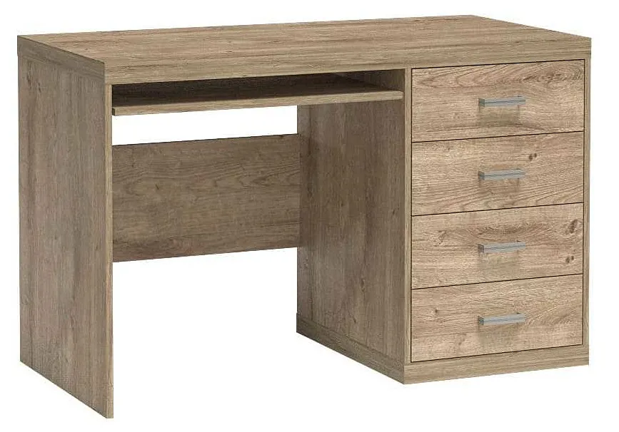 Elior Biurko komputerowe 120x60 dąb ribbeck F9-D21